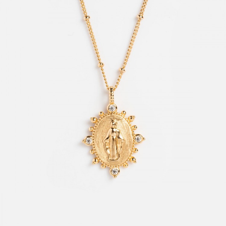 Lady Lourdes Pendant Necklace