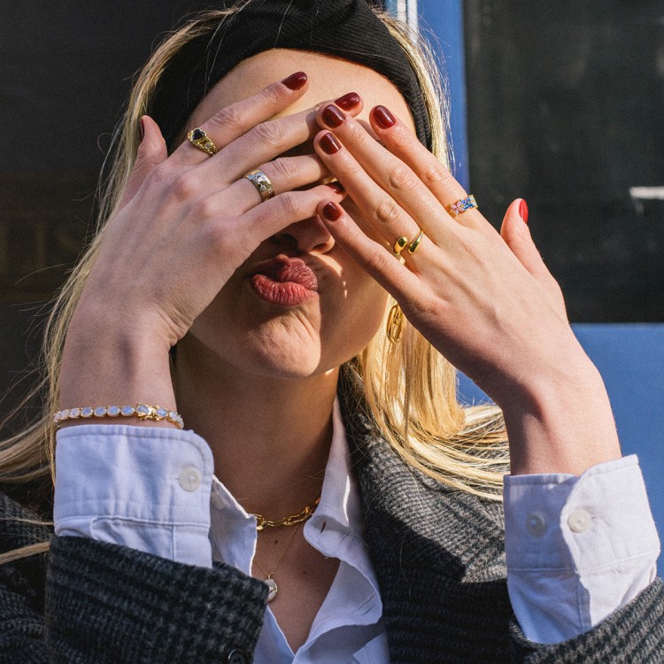 Bold Heart Statement Ring
